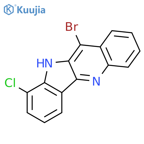 10H-QUINDOLINE, 11-BROMO-9-CHLORO- structure