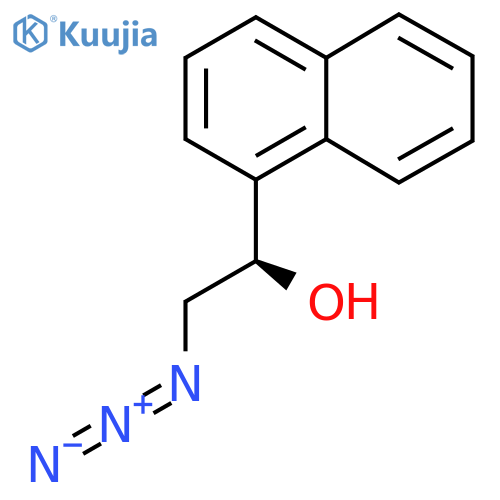 (1R)-2-azido-1-(naphthalen-1-yl)ethan-1-ol structure