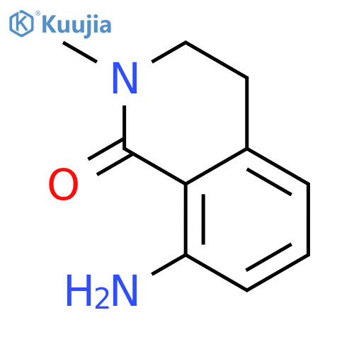 8-amino-3,4-dihydro-2-methyl-1(2H)-Isoquinolinone structure