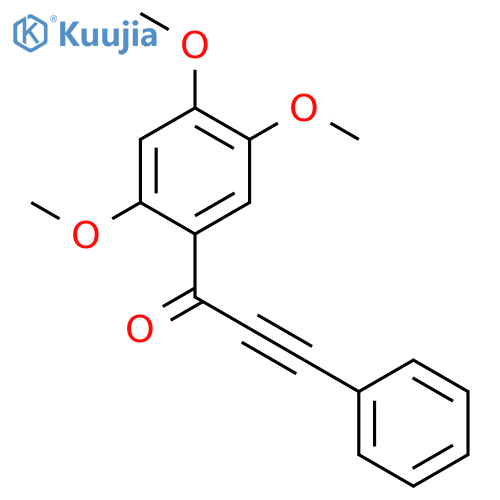 2-PROPYN-1-ONE, 3-PHENYL-1-(2,4,5-TRIMETHOXYPHENYL)- structure