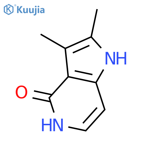 4H-Pyrrolo[3,2-c]pyridin-4-one, 1,5-dihydro-2,3-dimethyl- structure