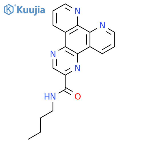 N-Butylpyrazino[2,3-f][1,10]phenanthroline-2-carboxamide structure