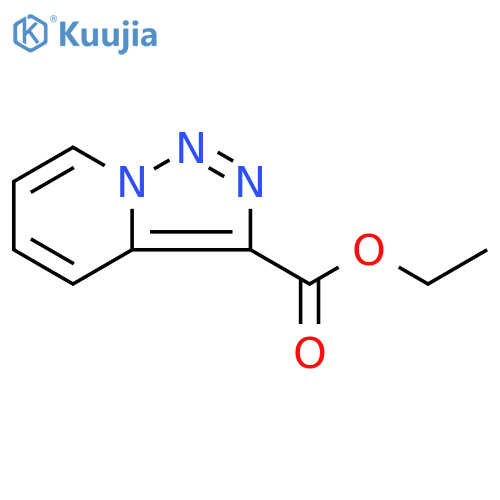 Ethyl [1,2,3]triazolo[1,5-a]pyridine-3-carboxylate structure