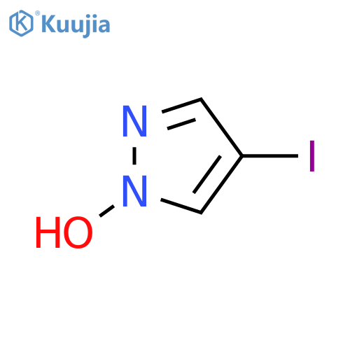 1H-Pyrazole, 1-hydroxy-4-iodo- structure