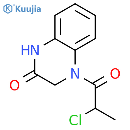 4-(2-Chloropropanoyl)-1,2,3,4-tetrahydroquinoxalin-2-one structure