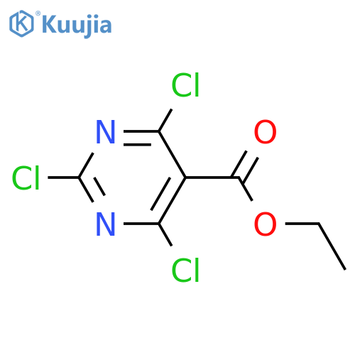 5-Pyrimidinecarboxylic acid, 2,4,6-trichloro-, ethyl ester structure