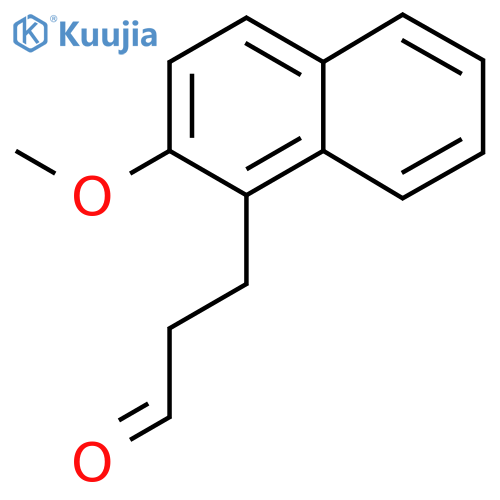 3-(2-Methoxynaphthalen-1-yl)propanal structure