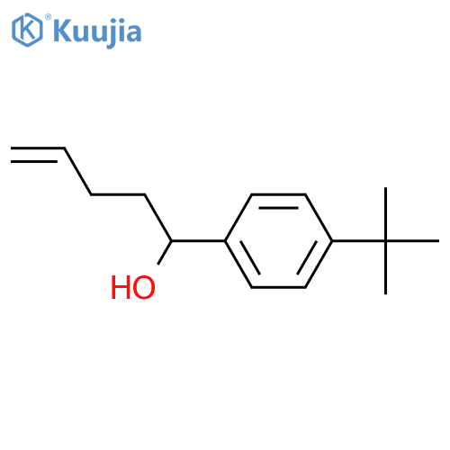 Benzenemethanol, α-3-buten-1-yl-4-(1,1-dimethylethyl)- structure