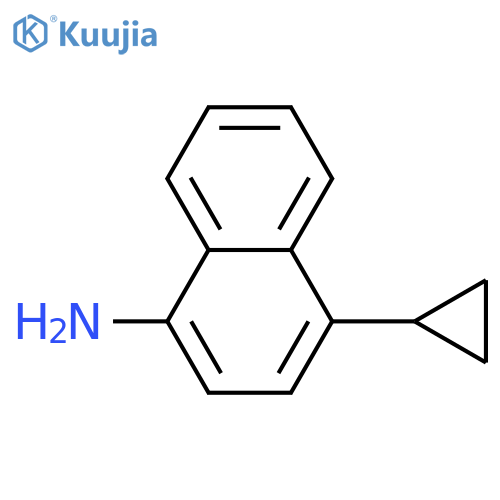 4-Cyclopropylnaphthalen-1-amine structure
