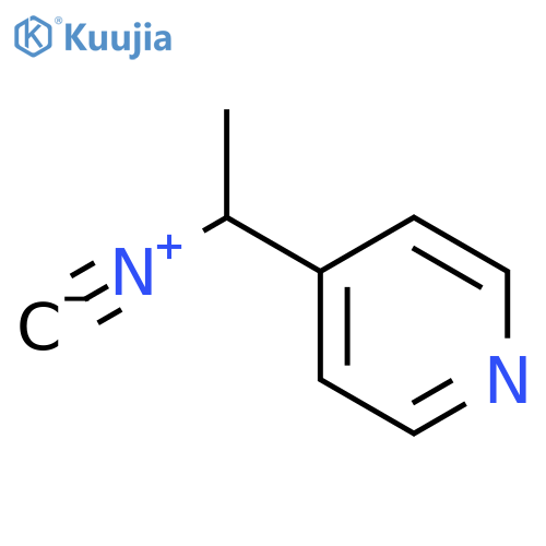 4-(1-Isocyanoethyl)pyridine structure