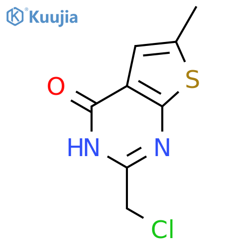 2-(Chloromethyl)-6-methylthieno2,3-dpyrimidin-4(3H)-one structure