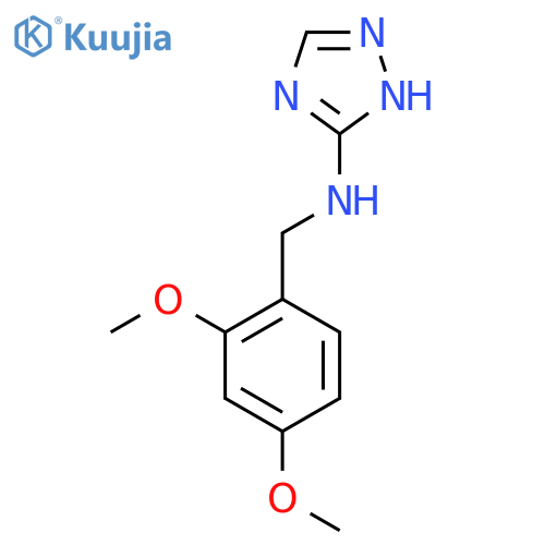 N-(2,4-Dimethoxybenzyl)-4H-1,2,4-triazol-3-amine structure