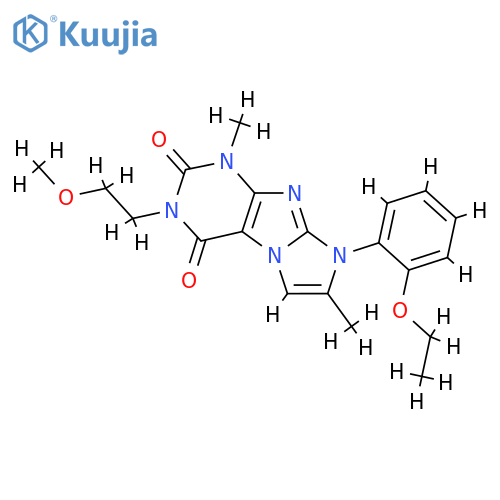8-(2-ethoxyphenyl)-3-(2-methoxyethyl)-1,7-dimethyl-1H,2H,3H,4H,8H-imidazo1,2-gpurine-2,4-dione structure