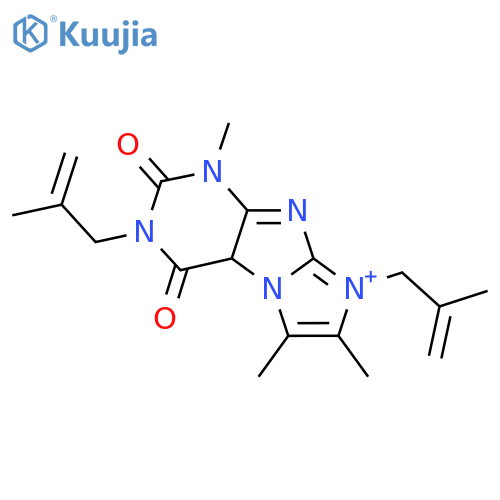 1,6,7-trimethyl-3,8-bis(2-methylprop-2-en-1-yl)-1H,2H,3H,4H,8H-imidazo1,2-gpurine-2,4-dione structure