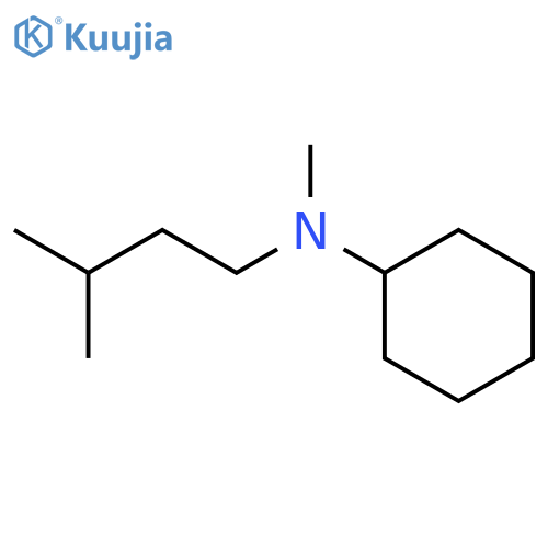 Cyclohexanamine, N-methyl-N-(3-methylbutyl)- structure