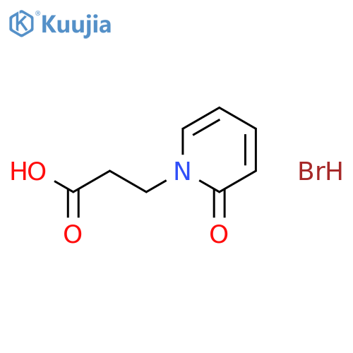 3-(2-Oxo-2H-pyridin-1-yl)-propionicacidhydrobromide structure