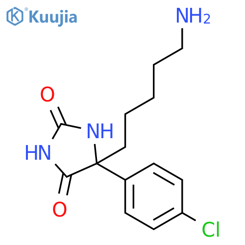 5-(5-Aminopentyl)-5-(4-Chlorophenyl)-2,4-Imidazolidinedione structure