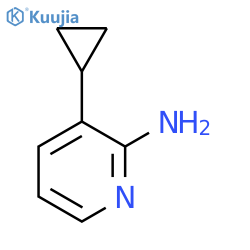 3-Cyclopropylpyridin-2-amine structure