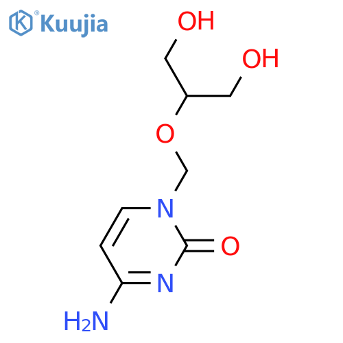 1-[[2-Hydroxy-1-(hydroxy methyl)ethoxy]methyl]cytosine structure