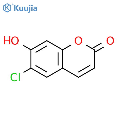 6-Chloro-7-hydroxycoumarin structure