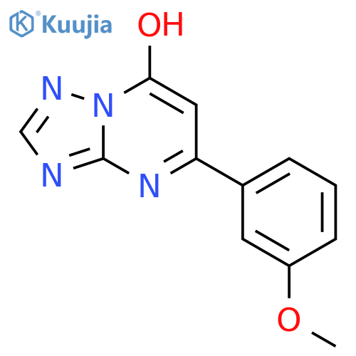 5-(3-methoxyphenyl)-[1,2,4]Triazolo[1,5-a]pyrimidin-7(1H)-one structure