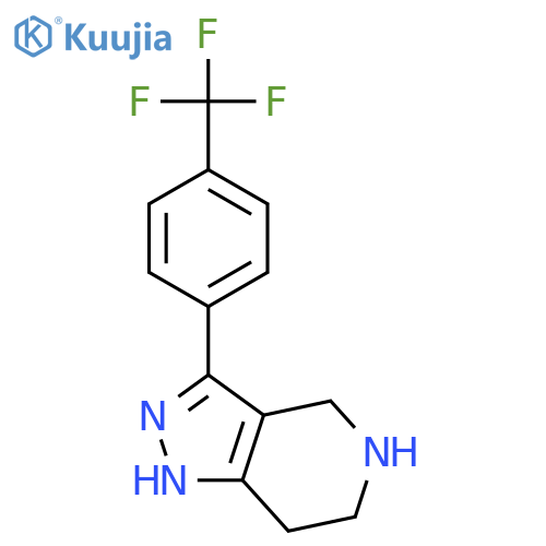 3-4-(Trifluoromethyl)phenyl-4,5,6,7-tetrahydro-1H-pyrazolo4,3-cpyridine structure