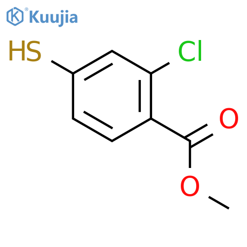 methyl 2-chloro-4-sulfanylbenzoate structure