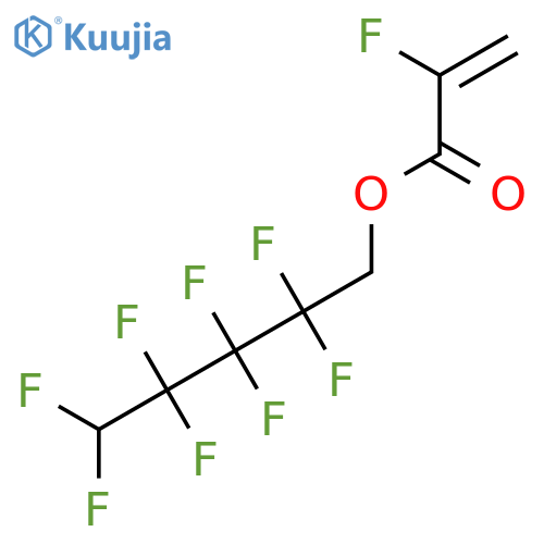 2-Propenoic acid,2-fluoro-, 2,2,3,3,4,4,5,5-octafluoropentyl ester structure