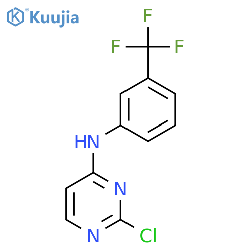 2-Chloro-N-3-(trifluoromethyl)phenylpyrimidin-4-amine structure