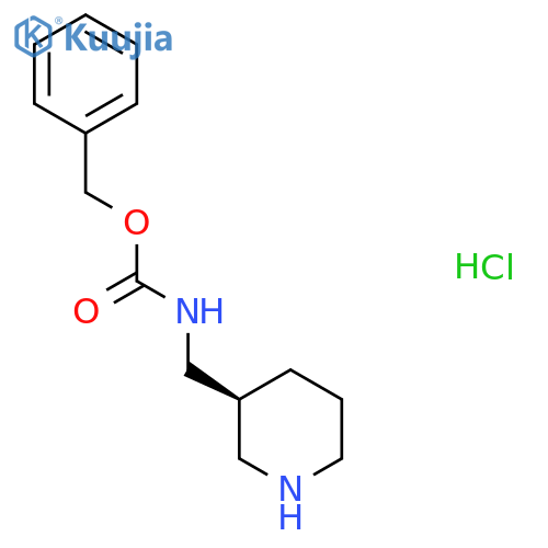 S-3-N-CBZ-AMINOMETHYL PIPERIDINE-HCl structure