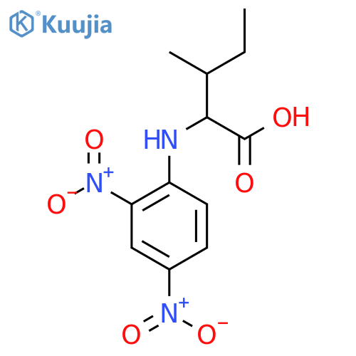 n-(2,4-Dinitrophenyl)isoleucine structure