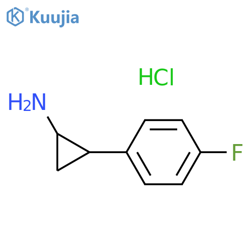 2-(4-Fluorophenyl)cyclopropylamine hydrochloride structure