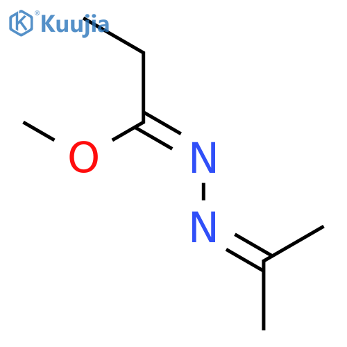 Propanehydrazonic acid, N-(1-methylethylidene)-, methyl ester, (E)- structure