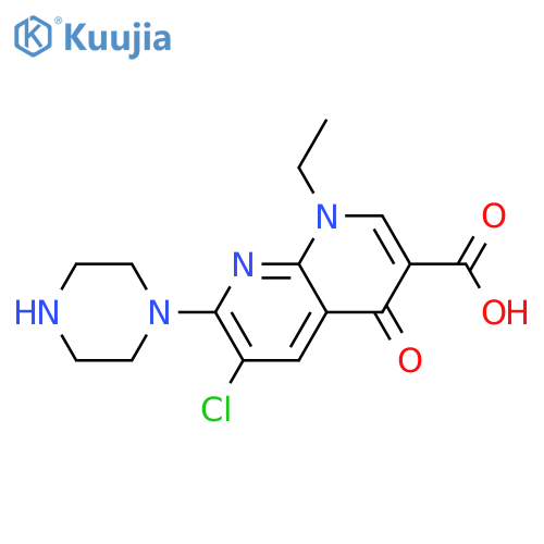 Des-Fluoro Chloro-Enoxacin structure