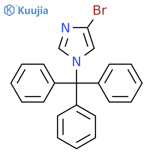4-Bromo-1-trityl-1H-imidazole structure