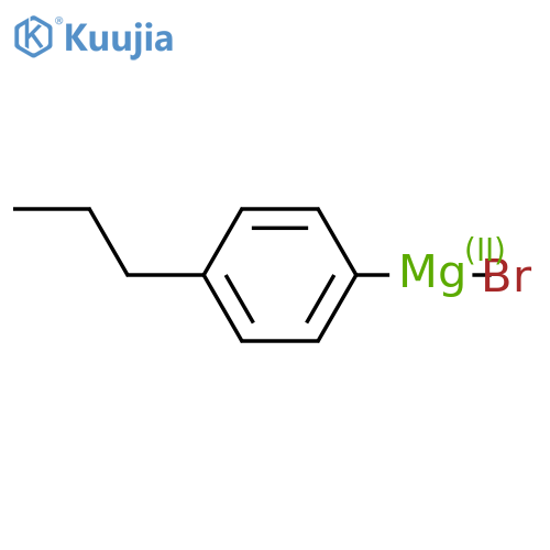 Magnesium,bromo(4-propylphenyl)- structure