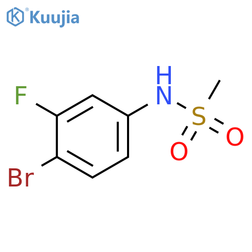 METHANESULFONAMIDE, N-(4-BROMO-3-FLUOROPHENYL)- structure