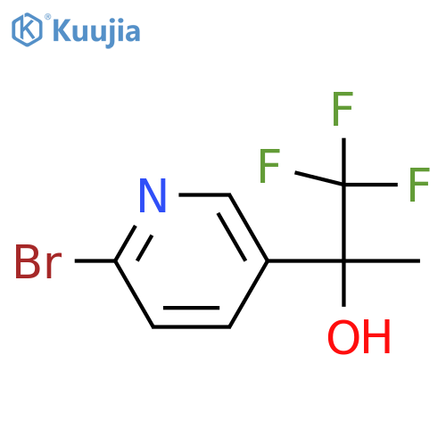 2-(6-Bromo-3-pyridyl)-1,1,1-trifluoro-2-propanol structure