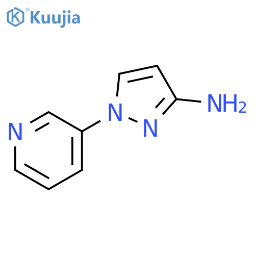 1H-Pyrazol-3-amine, 1-(3-pyridinyl)- structure