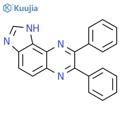 1H-Imidazo[4,5-f]quinoxaline, 7,8-diphenyl- structure