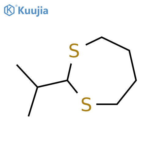1,3-Dithiepane, 2-(1-methylethyl)- structure