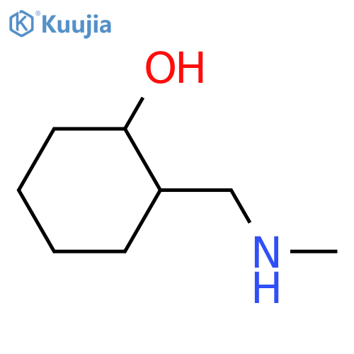 2-[(methylamino)methyl]cyclohexan-1-ol structure