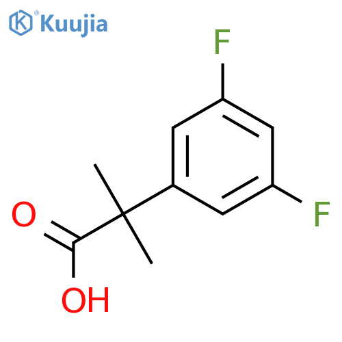 2-(3,5-Difluorophenyl)-2-methylpropanoic acid structure