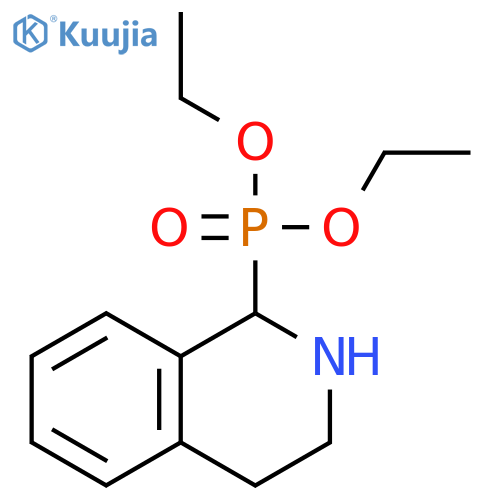 Phosphonic acid, (1,2,3,4-tetrahydro-1-isoquinolinyl)-, diethyl ester structure