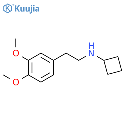 N-2-(3,4-dimethoxyphenyl)ethylcyclobutanamine structure