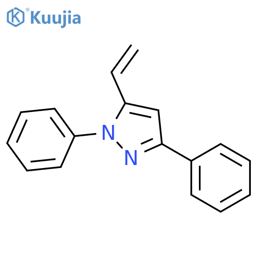 1H-Pyrazole, 5-ethenyl-1,3-diphenyl- structure