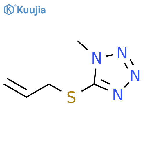1H-Tetrazole, 1-methyl-5-(2-propenylthio)- structure