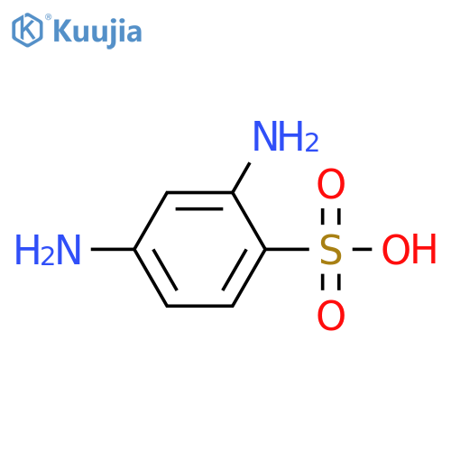 2,4-Diaminobenzenesulfonic acid structure