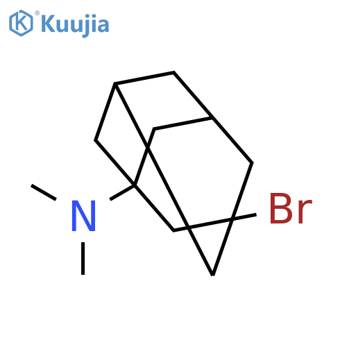 TRICYCLO[3.3.1.13,7]DECAN-1-AMINE, 3-BROMO-N,N-DIMETHYL- structure