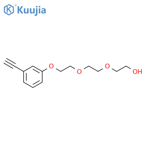 3-2-2-(2-Hydroxyethoxy)ethoxyethoxyphenylacetylene structure